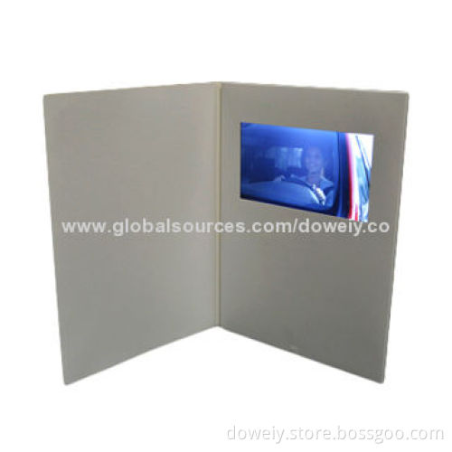 7-inch Electronic video greeting cards